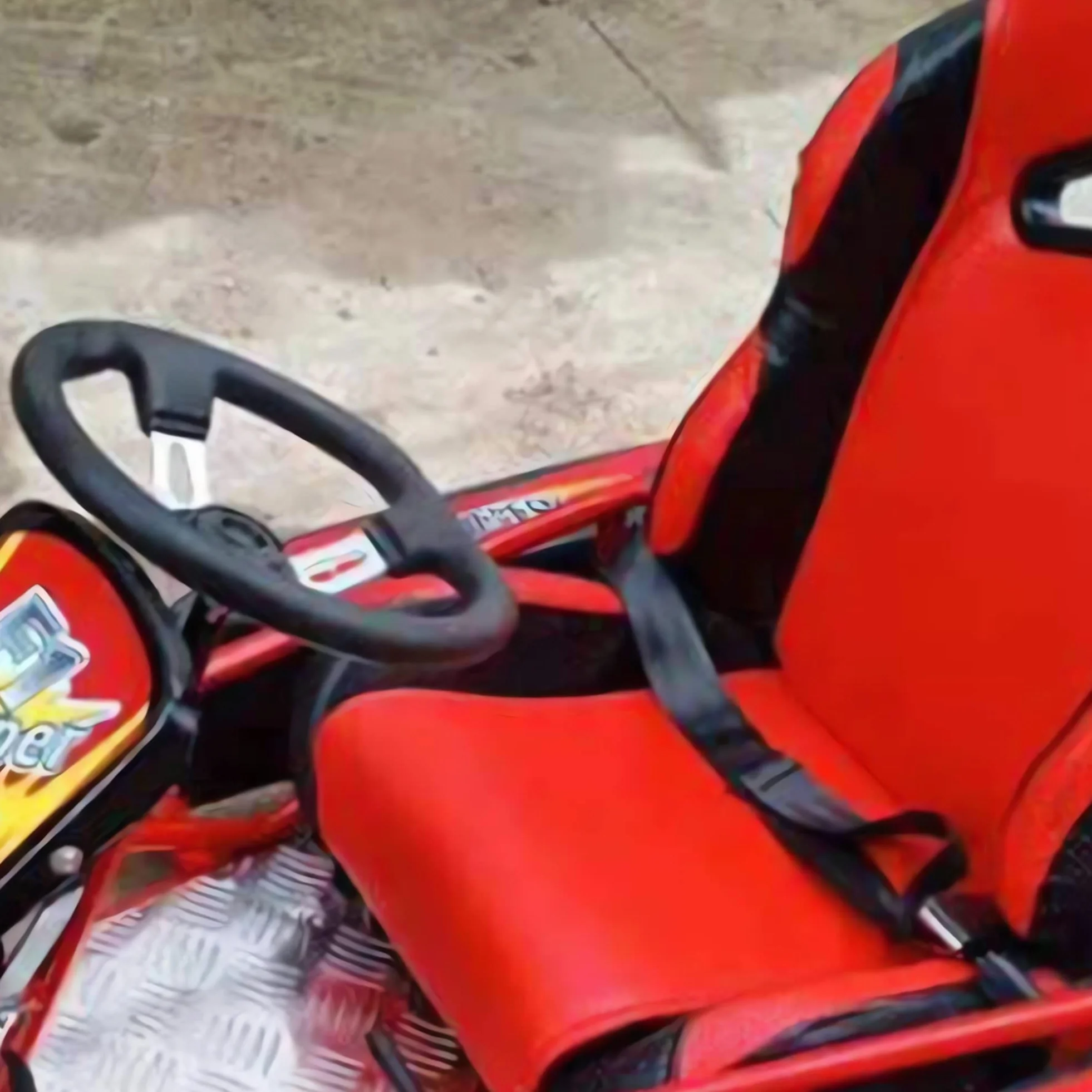 Volante de kart de 27 cm, 3 radios de liberación rápida, interior con agujeros para Go Kart, playa, kart, repuesto universal (27 cm, negro)