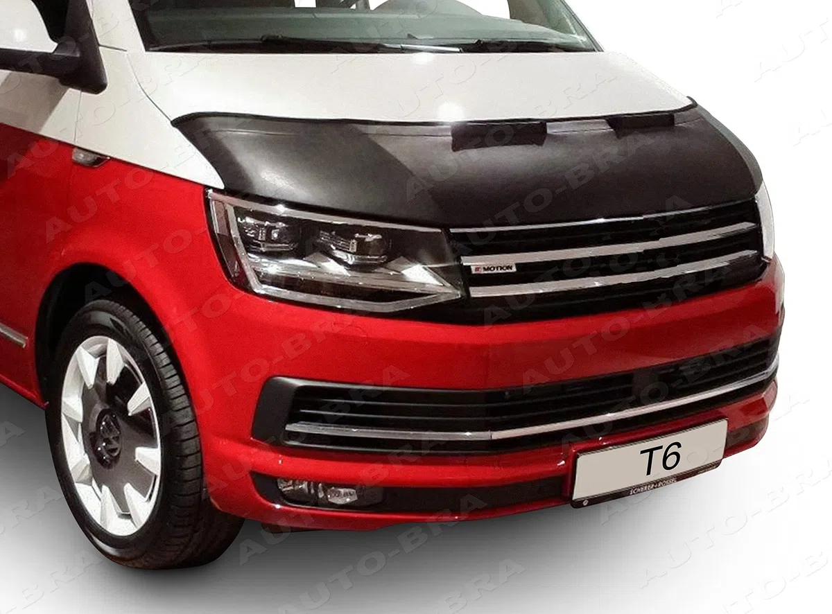 AB-00507 Auto Bra Protector del Capo Compatible con VW Volkswagen T6 2015- Multivan Transporter CARAVELLE Bonnet Bra Tuning