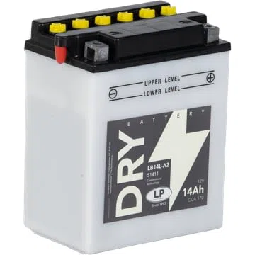 Batería seca para moto Landport LP 12Volt, 14Ah/10hr, 170 CCA- LB14L-A2