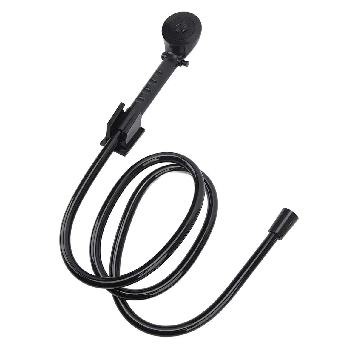 Aramox Camper Cabezal de Ducha de Mano para RV Camper Van Remolque de Viaje Motorhom, Juego de Ducha de Mano Manguera de 1,5 M Cabezal de Ducha de 3 Posiciones (Negro)