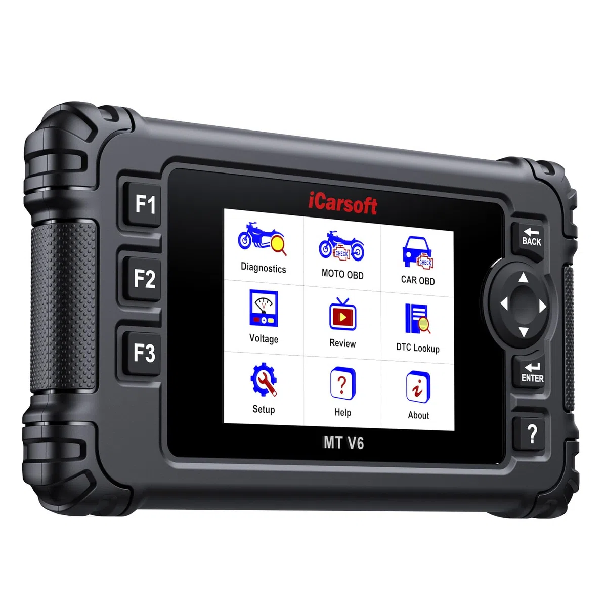 iCarsoft MT V6 para B.M.W Motocicletas, Herramienta Diagnóstico Bidireccional para B.M.W Moto, Lector de Códigos para Moto Completo de Sistemas, OBD2 Escáner con 115 Funciones de Servicio
