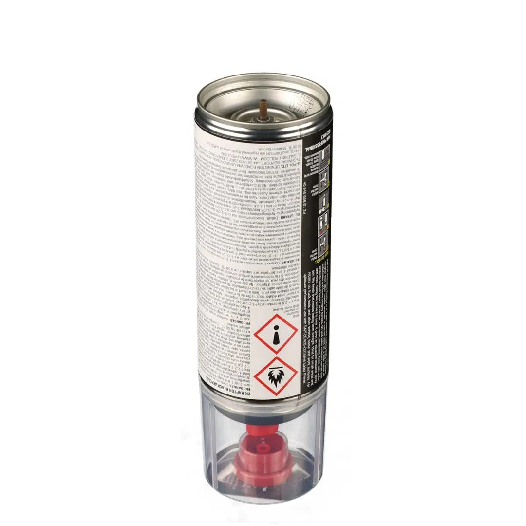 U-POL RAPTOR Revestimiento, bote de spray 400 ml, negro