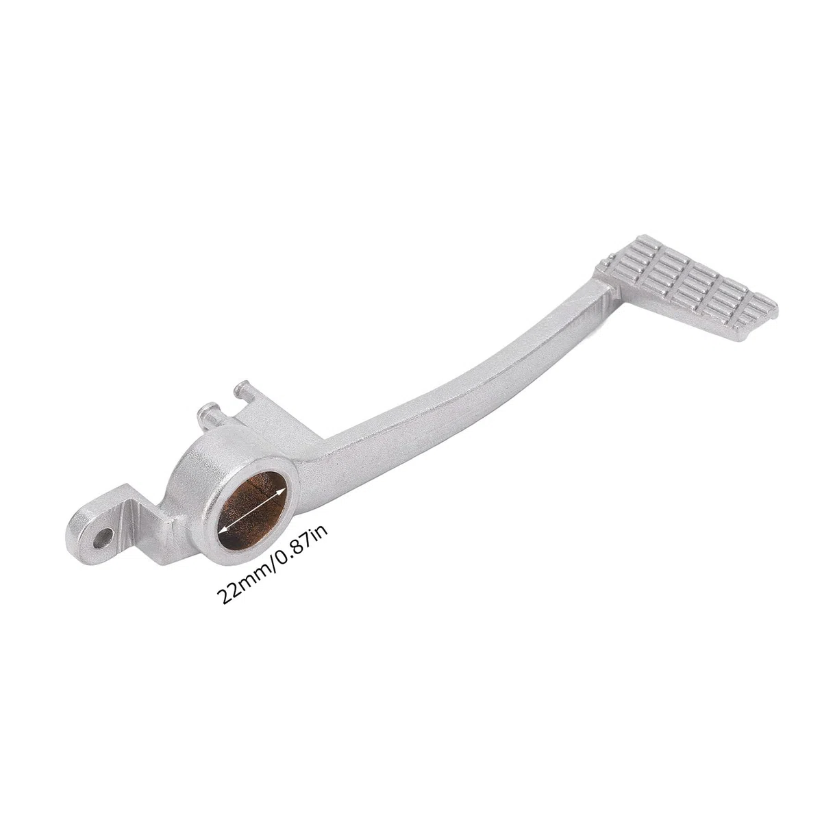 OUKENS Palanca de freno de motocicleta, pedal de palanca de pedal de freno trasero de motocicleta, reemplazo de aluminio de alta dureza para Suzuki GSXR600 GSXR750 GSXR1000