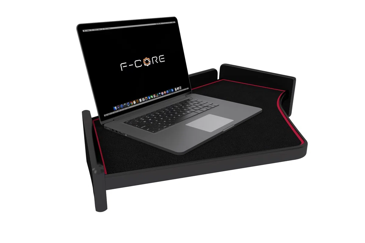 F-CORE Mesas al salpicadero camión Compatible con Ford F-MAX 10.18- Central Rojo