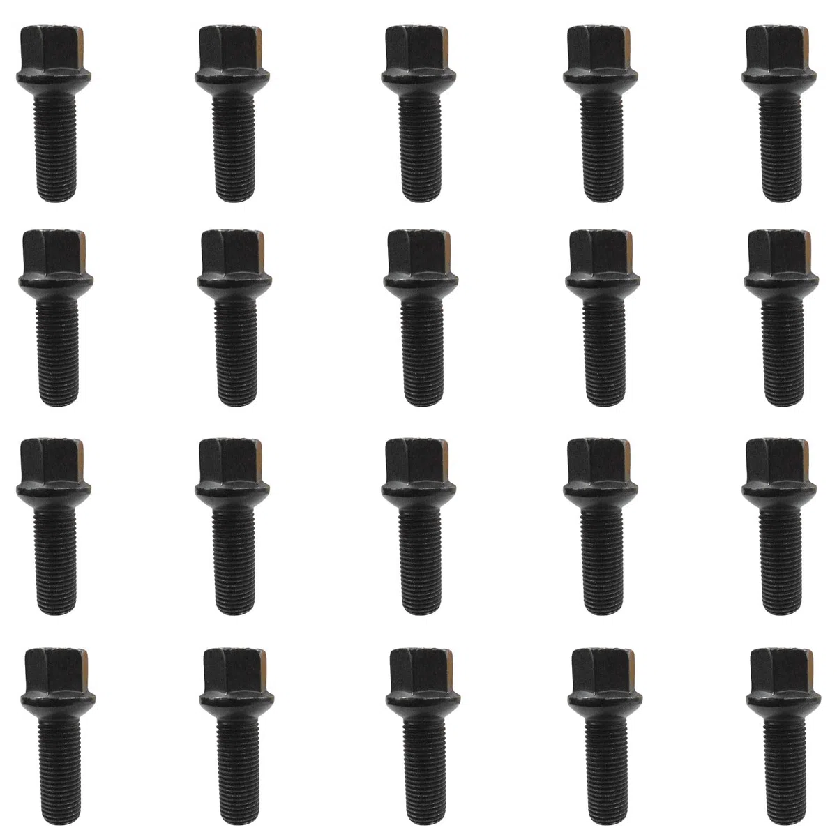 TRACER 20x Tornillo de Rueda M14x1,5 Asiento esférico R13 35mm | Hex: 17mm Compatible con Cupra Born K1 Tavascan KR Tavascan 4Drive KR Ateca
