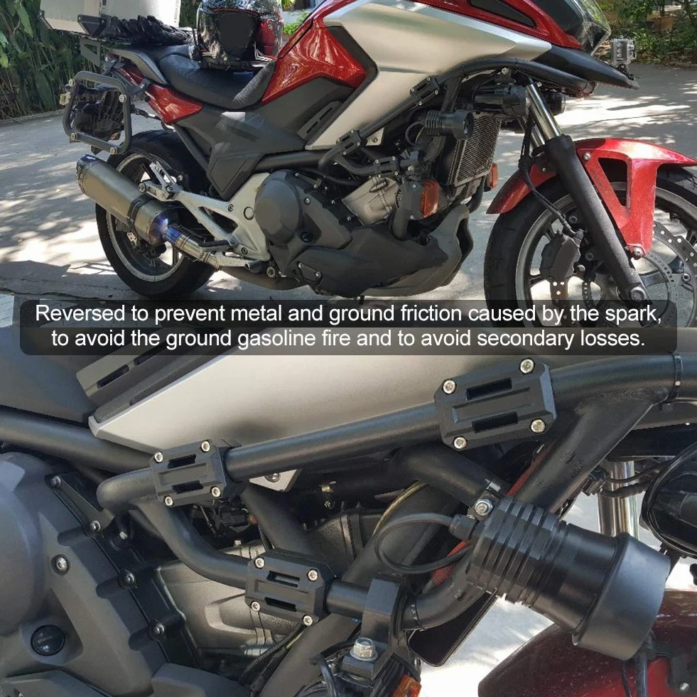 3 pares de protectores de motor para motocicleta de 22 mm/25 mm/28 mm, compatibles con R1200GS, R1150GS, R1100GS, F800GS, F700GS, F650GS y G650GS