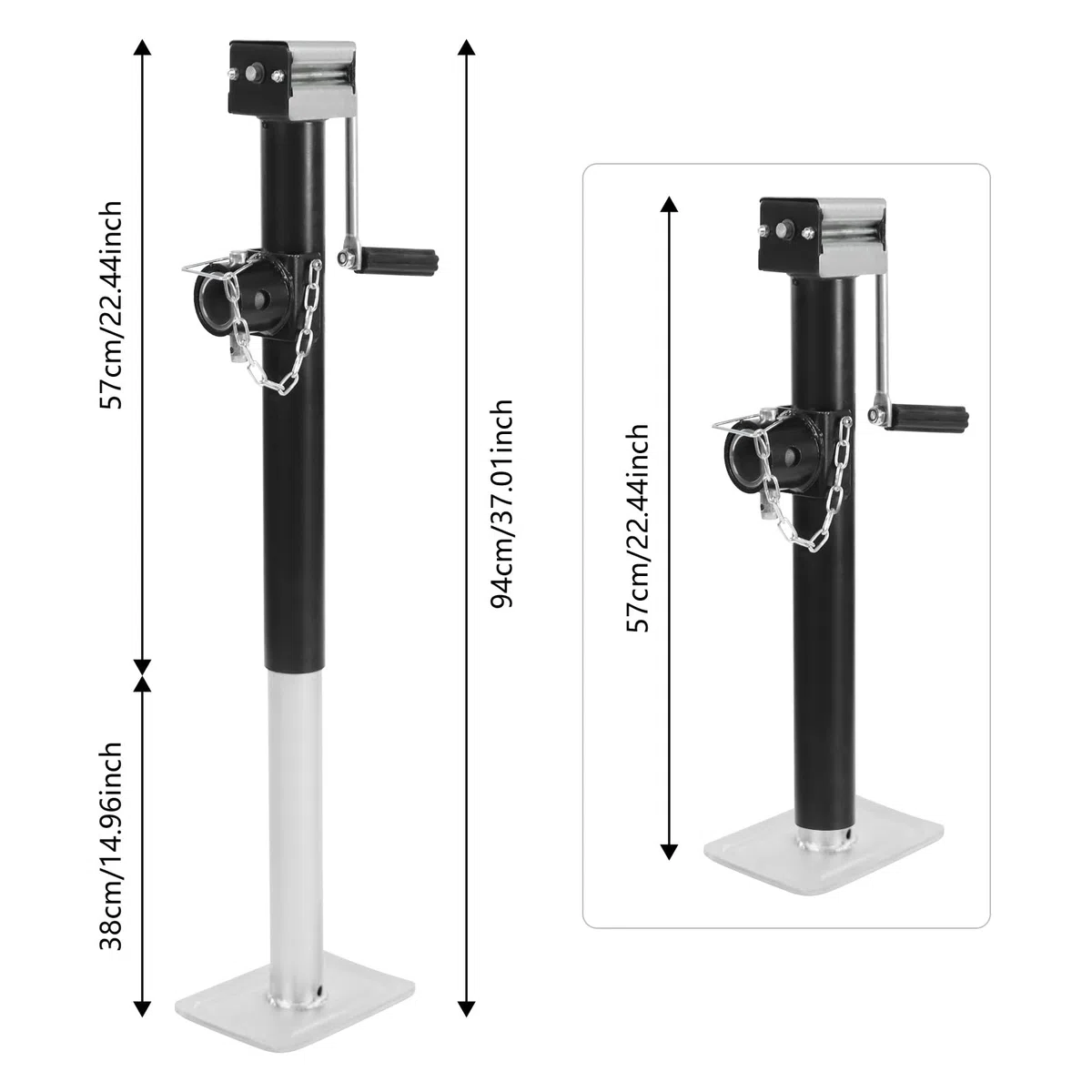 Gato hidráulico para remolque, gato hidráulico manual, soporte manual para mantenimiento de vehículos, soporte para gato hidráulico, soporte para suelo, carga de 5000 libras