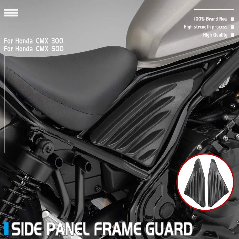 Embellecedor lateral Marco superior Panel de relleno Placa Carenado Cubierta Protección compatible con Ho-nda REBEL CMX 500 REBEL CMX 300 Rebel 300 500 2017 2018 2019 2020 2021 2022 2023