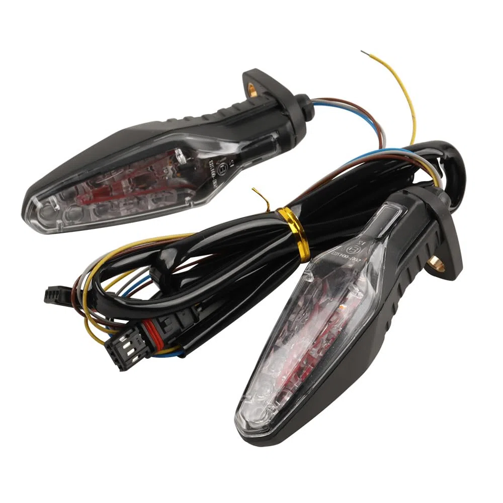 12 V LED Luz intermitente de freno para motocicleta resistente al agua compatible con BMW R1250GS R1300GS F900GS S1000RR S1000R S1000XR M1000RR R 1250 1300 GS S 1000 R RR XR