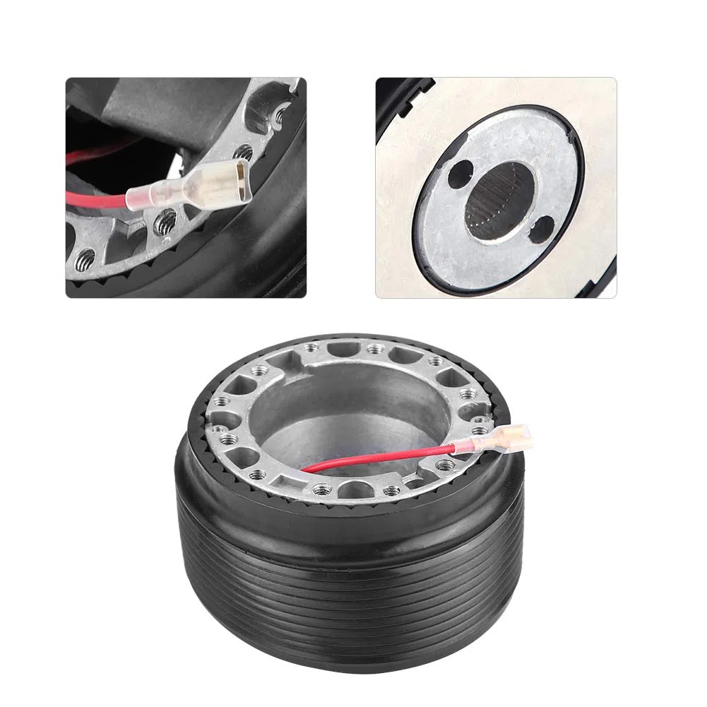Adaptador de volante Adaptador de buje de carreras de volante de 6 pernos con orificio para 323 MIATA MX3 MX5 MX6 piña volante mx5 nb 1998 piña mx5 volante y piña de terrano de ral