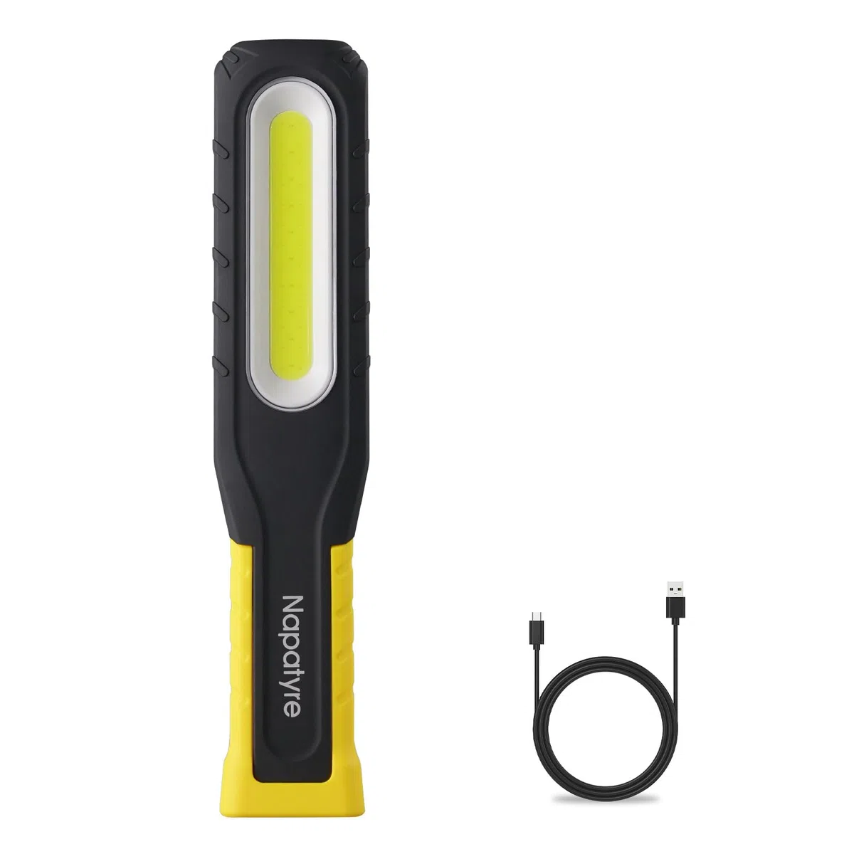 Lámpara LED de trabajo Napatyre para taller, 1000 lúmenes, linterna giratoria 180° con imanes y ganchos, 5 modos, COB para reparación de automóviles, inspección, garaje
