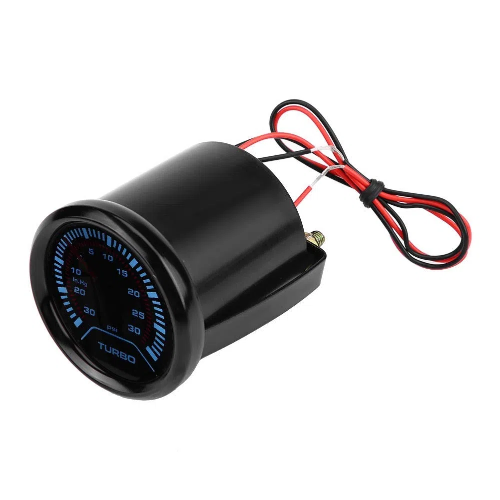 Medidor de presión turboalimentado Turbo Boost Cara de humo universal 52 mm