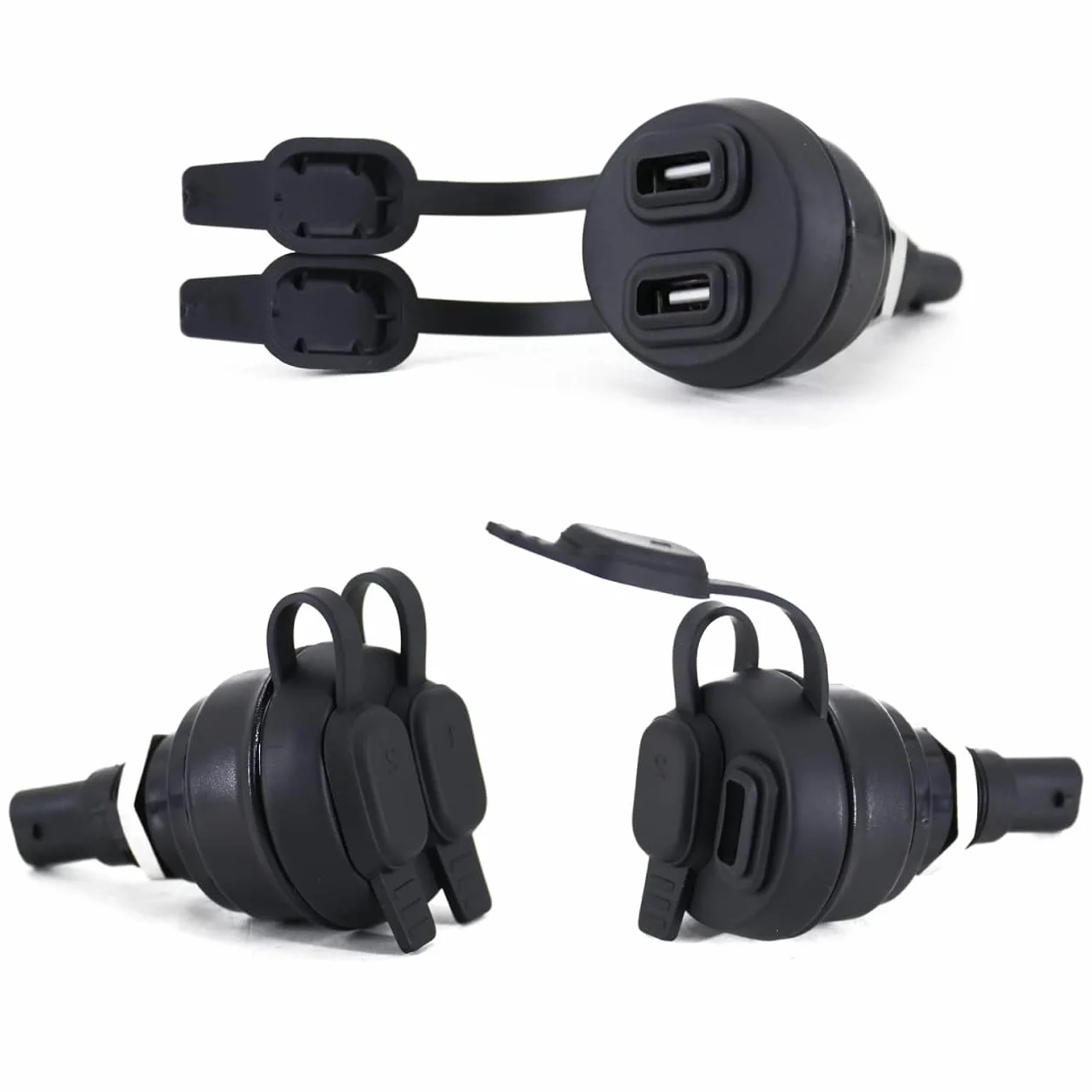 Cargador USB de 5 V para motocicleta con adaptador de doble puerto para BMW R1200GS, R1250GS, R1250RT, R1200RT, R NineT, K1600GT, K1600GTL, K1300S, K1300GT, G310GS, F900R, F900XR, F850GS, F7 50 F6 50