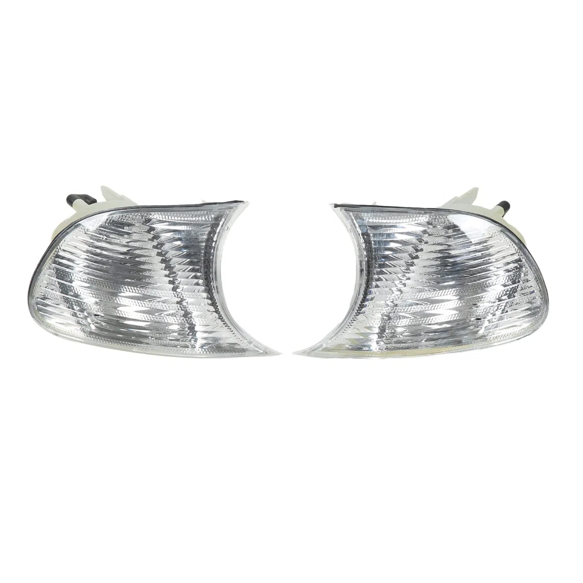 Luces de Señalización Delanteras para 3 Series E46 Coupé 1998‑2001 Lente Transparente Compatibles con Izquierda y Derecha Reemplazo Directo para Luces Originales