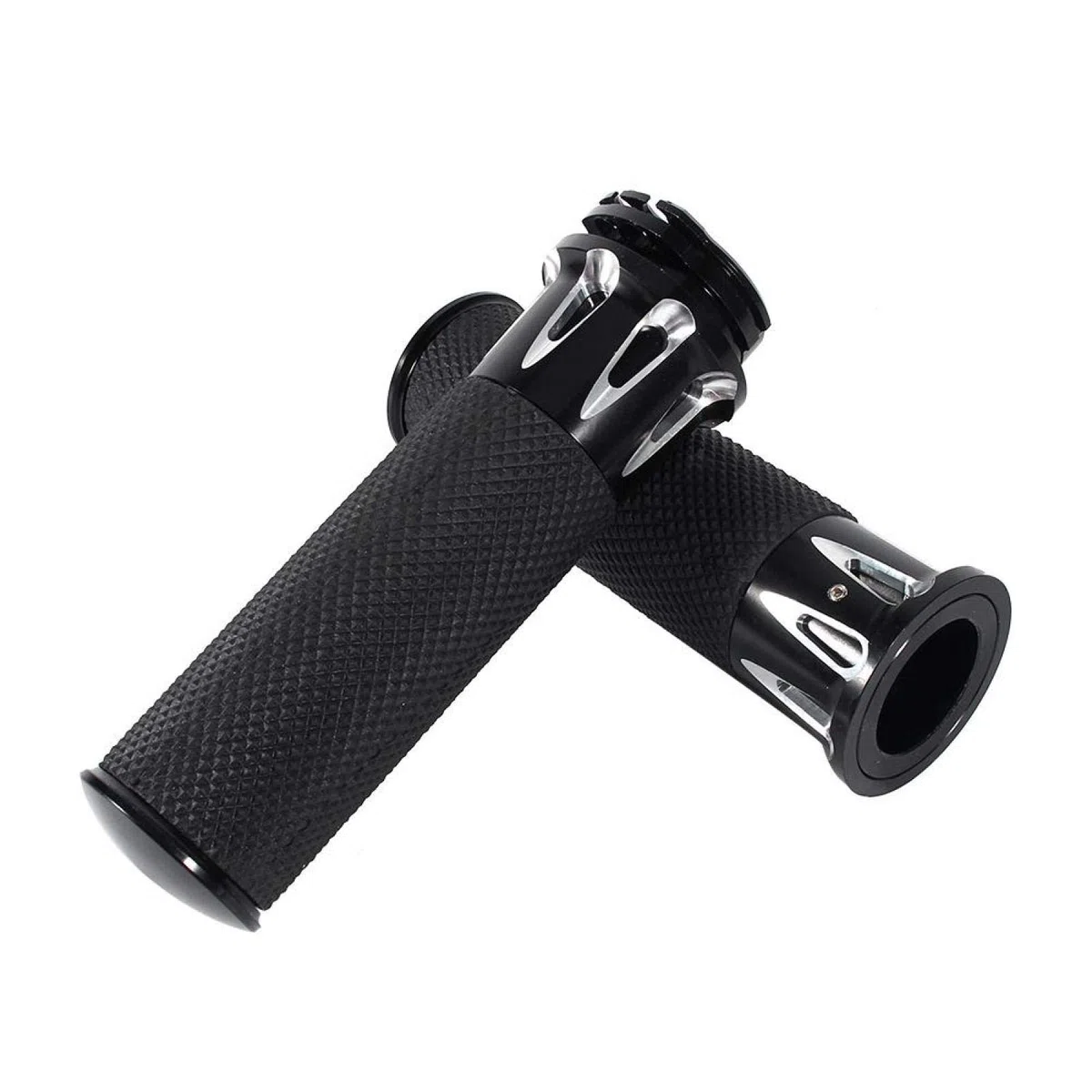 Yctze Puños Manillar CNC 1" 25mm para Harley Davidson Sportster XL883 XL1200 48 2004-2015 - Moto Custom
