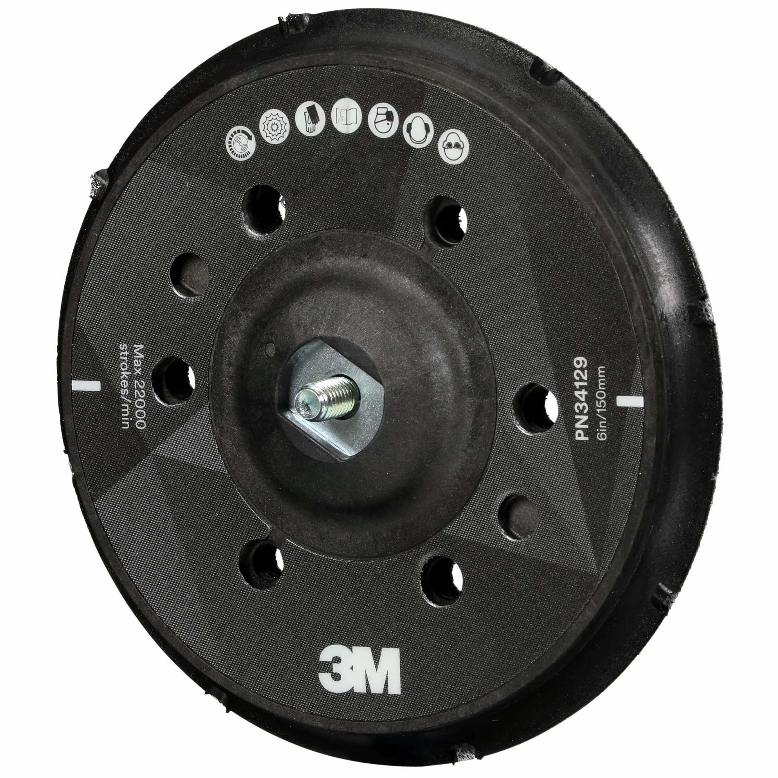 3M Perfect-It Plato soporte para pulidora rotorbital, 150 mm, 34129