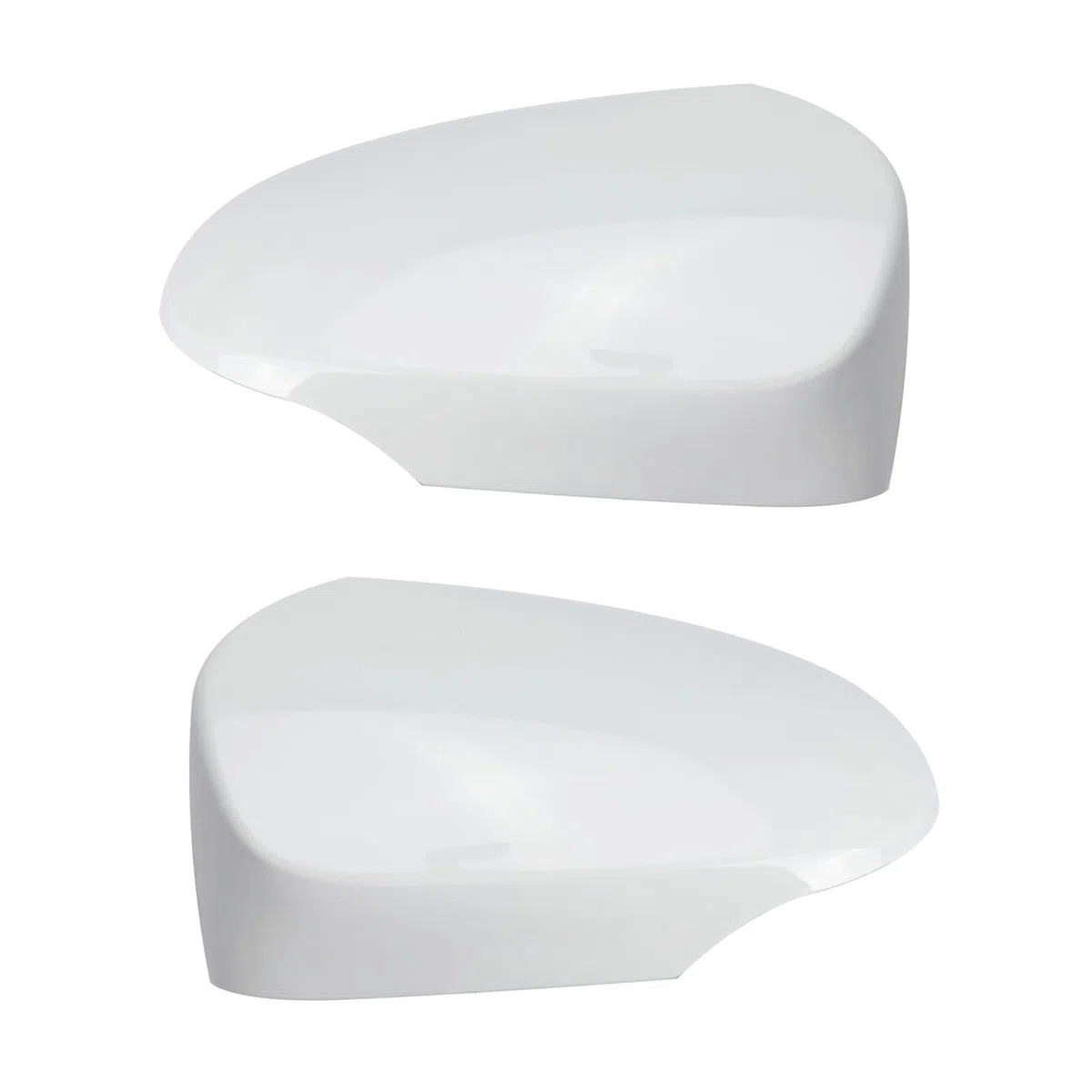 1 par de carcasas para espejo retrovisor de coche, para Toyota Yaris 2012 – 2019 (blanco)