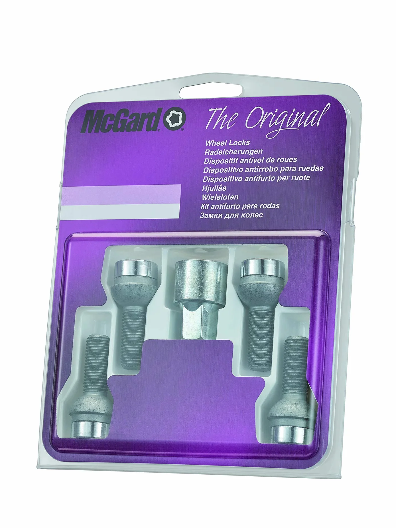 McGard 28028SU Standard - Tornillos antirrobo para ruedas (base esférica, M12 x 1,50, longitud del vástago 24,1 mm, SW17)