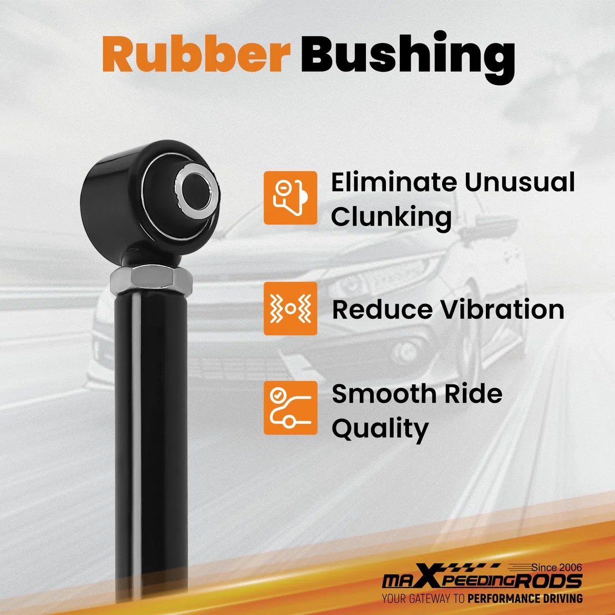 maXpeedingrods Trasero Brazo de Control Ajustable Camber de Amortiguador para BMW 3-Series E36 E46 X3 Z4 E83 E85 E86 E89