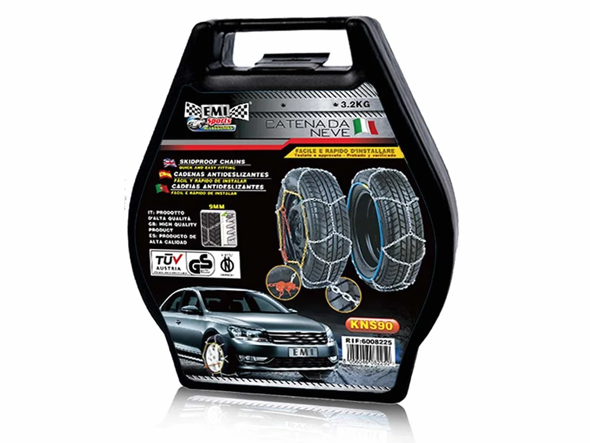 Cadenas de nieve 195/65R16 205/55R16, 205/60R16,215/55R16,225/50R16,225/45R17,235/40R17,215/40R18,225/40R18