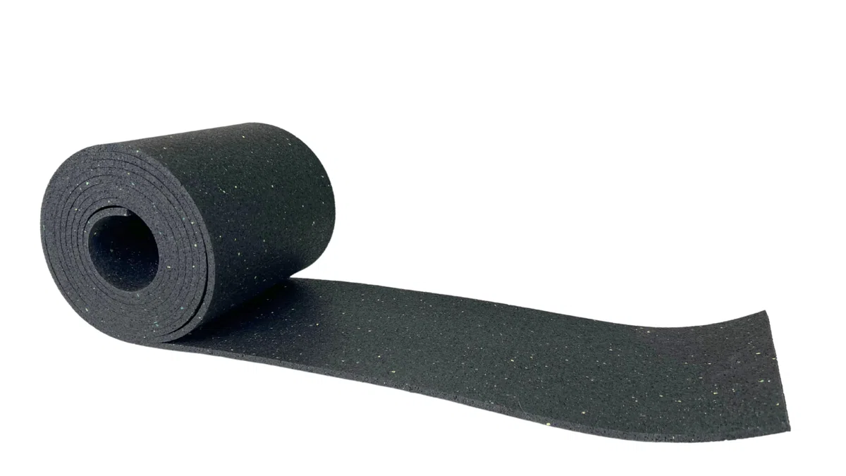 Alfombrilla antideslizante para asegurar la carga, granulado de goma, rollo de 5000 mm, 8 mm de altura, alfombrilla antideslizante para camiones, 250 mm, para remolque, alfombrilla de goma