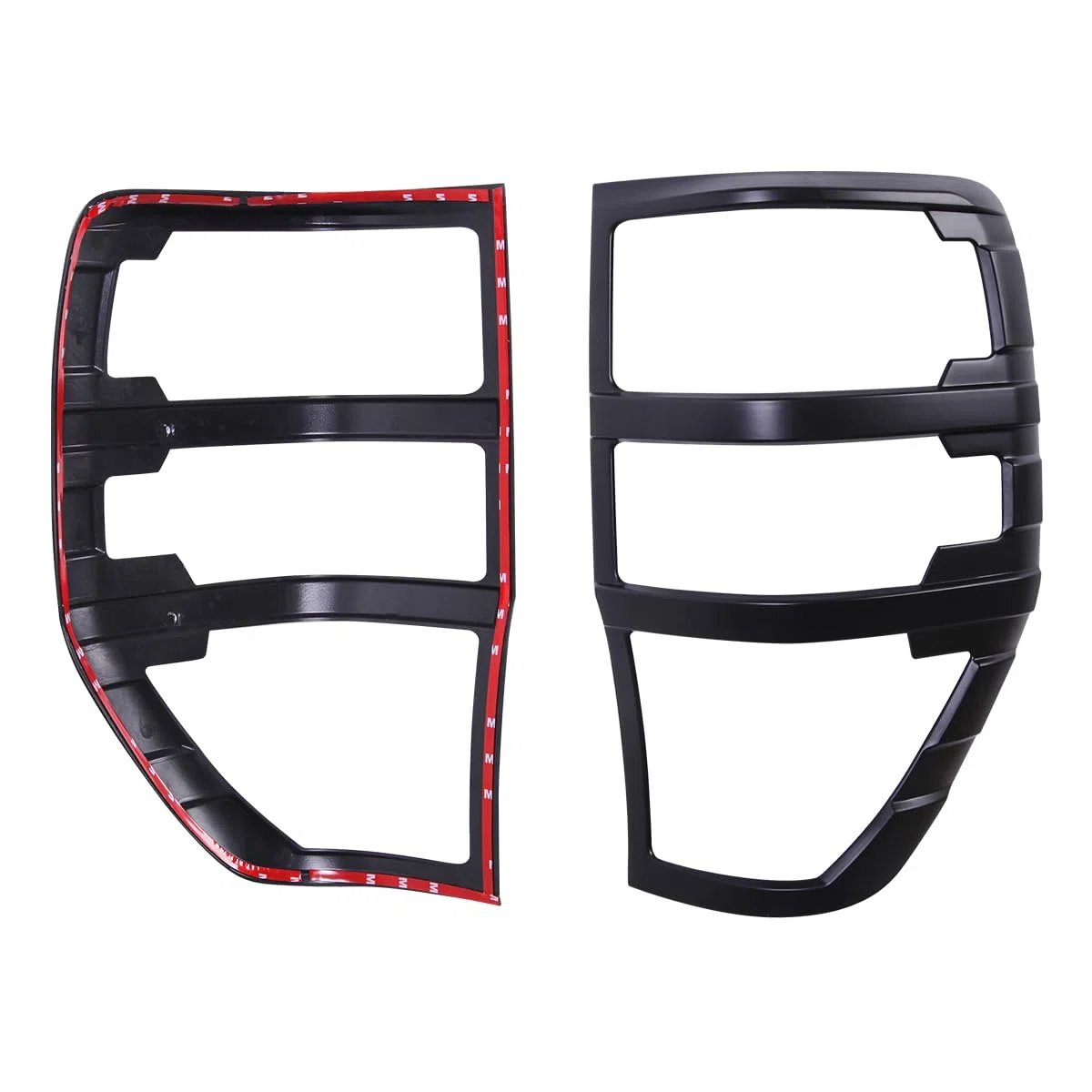Cubiertas de faros traseros para Ford Ranger 2012-2022, T6 T7 T8 Wildtrak Raptor XL XLT XLS Limited Platinum MK1 MK2 MK3 (2012-2022 Cubierta de luz trasera)