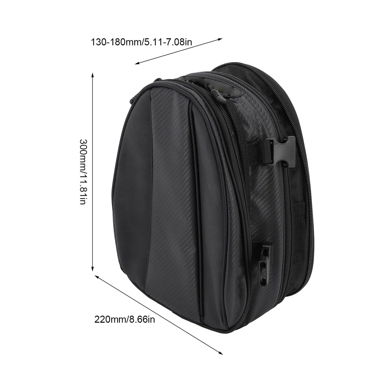 Bolsa Multifuncional y Impermeable para Motocicleta, Mochila para Asiento Trasero y Bolsa de Tanque, Mochila para Equipaje