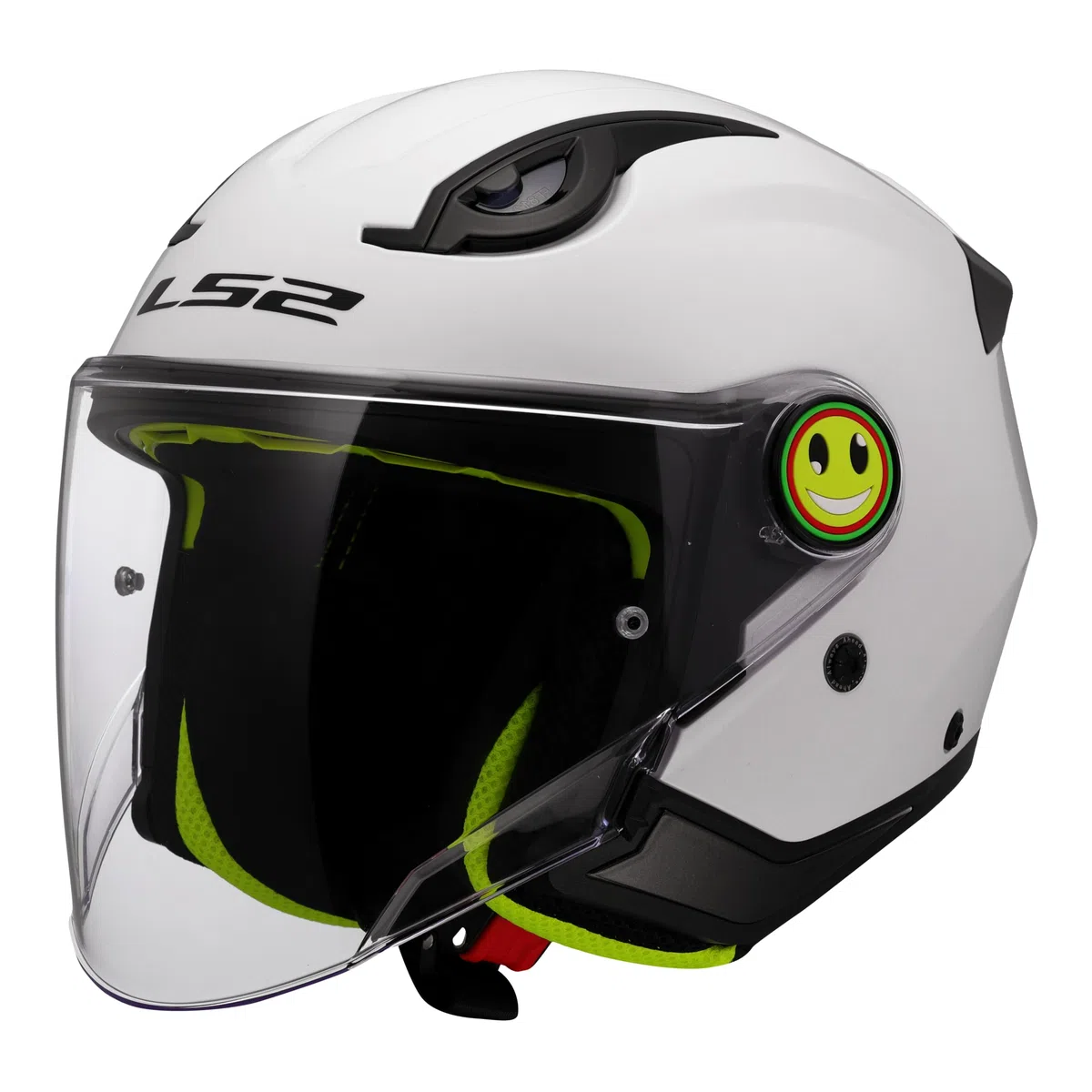 LS2, Casco Moto Jet para Niños FUNNY II SOLID Gloss White, S