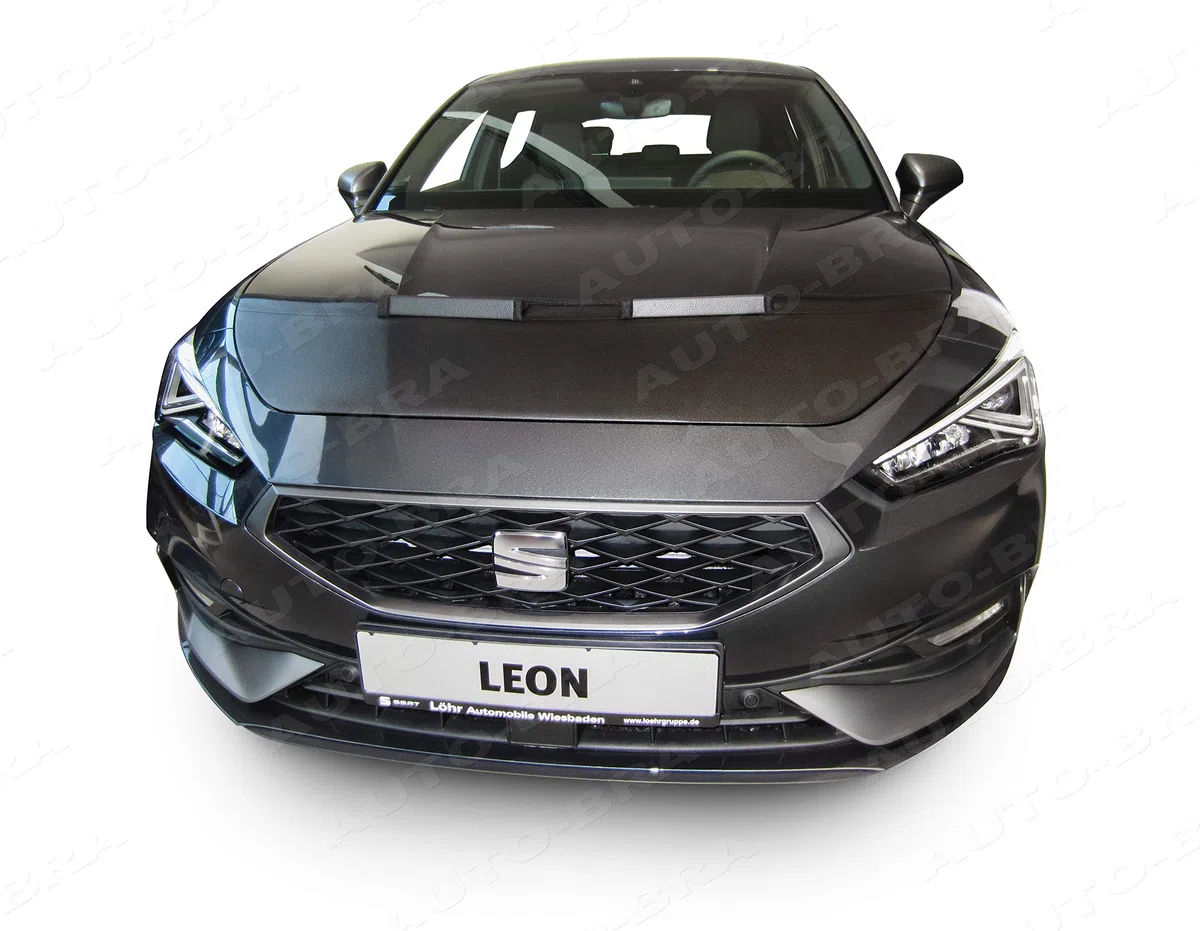 Auto-Bra AB3-00581 Protector del Capo Compatible con Seat Leon KL Desde 2020 Bonnet Bra Capó de Coche Tuning