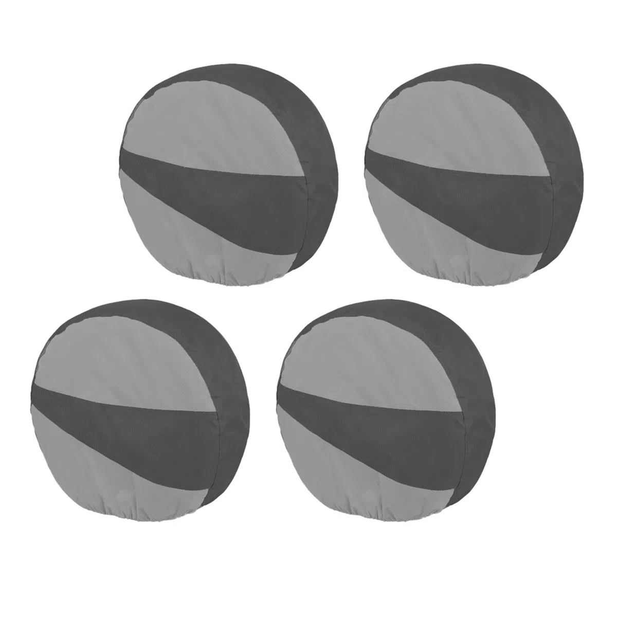 Explore Land Paquete de 4 Fundas para neumáticos – Protector de Rueda Resistente para camión, SUV, Remolque, cámper, RV – Universal se Adapta a diámetros de neumáticos de 23 a 25.7 Pulgadas (Negro y