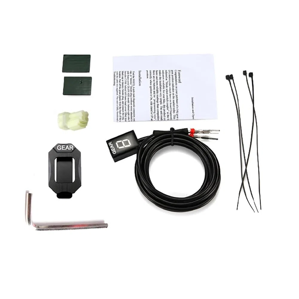 Indicador Marchas Indicador De Marchas para Accesorios De Motocicleta, Medidor De Velocidad con Montaje Directo De La ECU para Ho&nd&a CRF250 Rally CRF 250 LM CRF250L