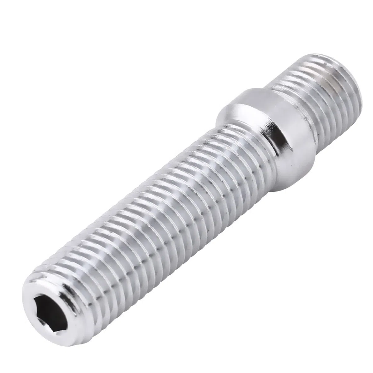 para Kit de Conversión de Espárragos, M12x15 Espárragos de Rueda Extendidos 20 Piezas 50 Mm Conversión de Espárragos de Ruedas Extendidas 12x1.5 a 12x1.5 Adaptador de Tornillo Apto para Kit de Convers