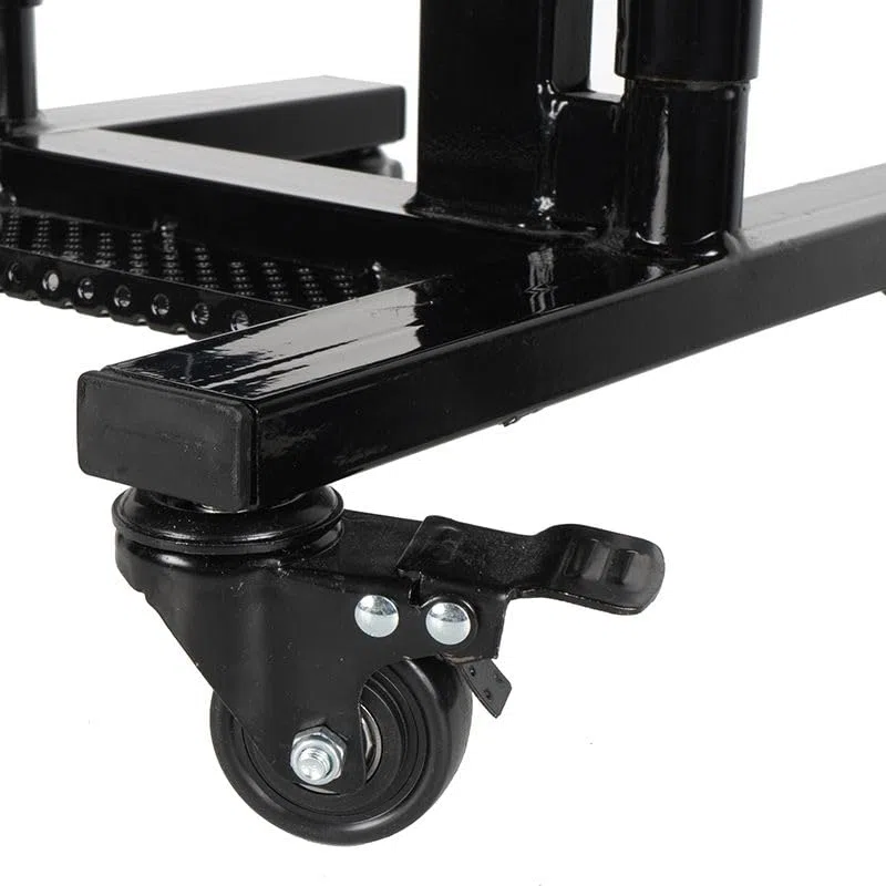 Elevador de motocicleta DIRT LIFT con ruedas MOTOBLOUZ Negro Brillante