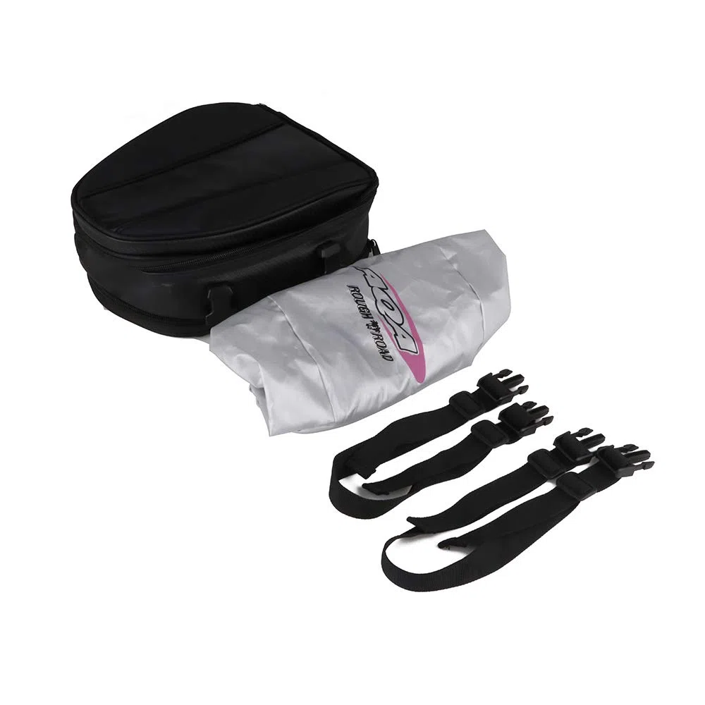 AnXin - Alforja para motocicleta, impermeable, bolsa de equipaje para el asiento trasero, multifuncional, de piel sintética, bolsa de deporte, 15 litros