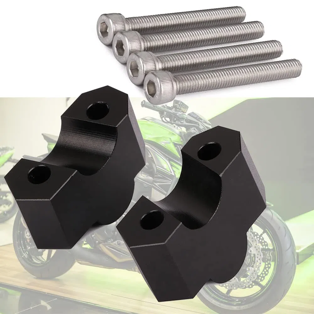 Elevador de Manillar de Motocicleta para Z750 Z1000 Color Negro
