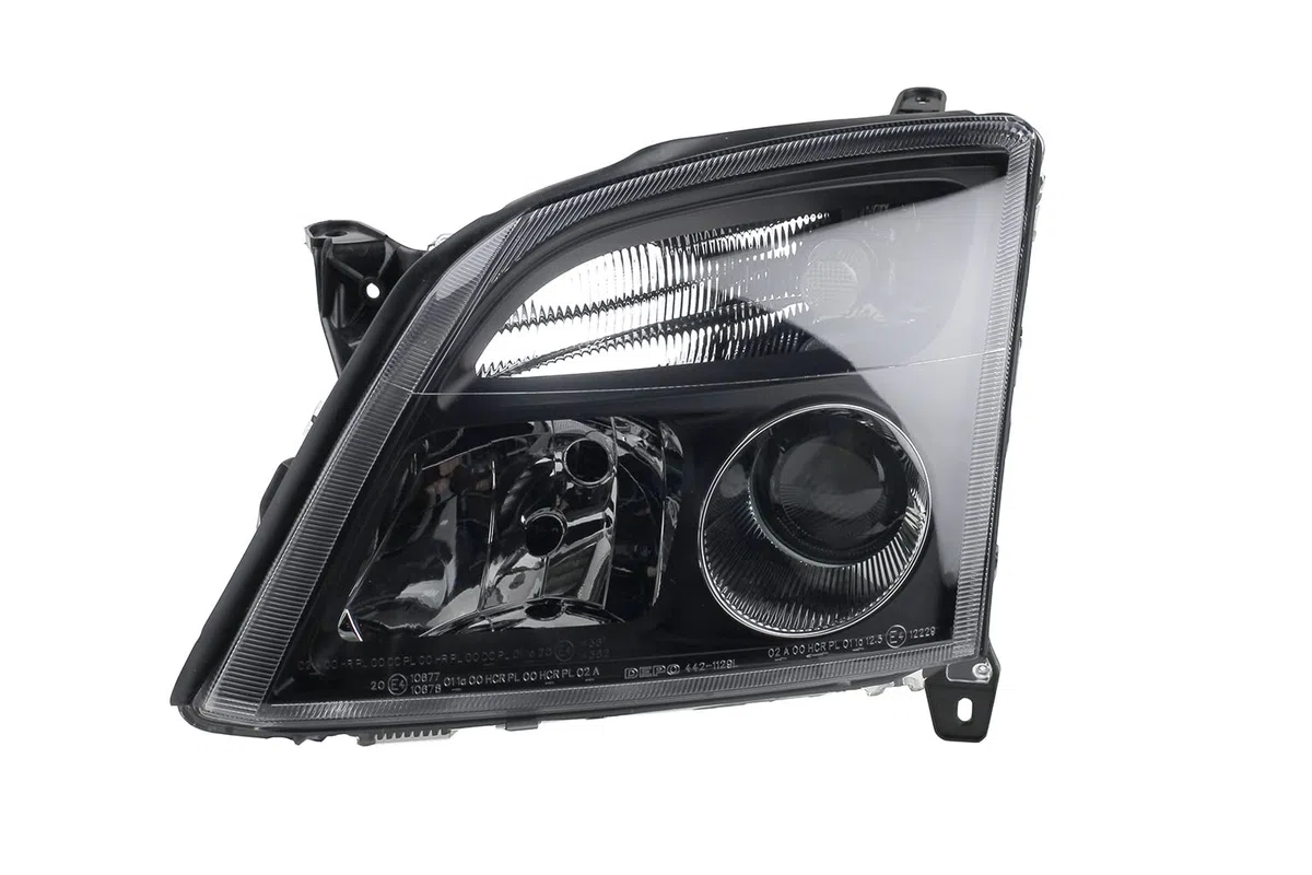 Johns, Juego de faros halógenos para Opel Vectra negro C 02-05 H7 H7 transparente L R
