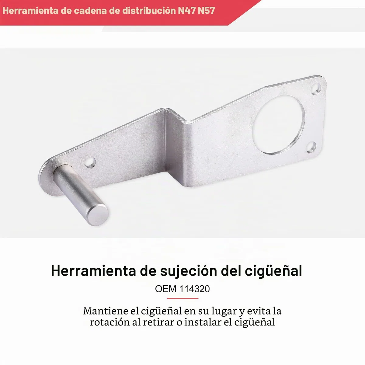 FreeTec 8pzs Kit Calado Distribución, Herramienta Cadena Distribución Motor Diésel, Utiles Calado Bloqueo Árboles de Levas Volante Motor Bomba de Combustible para BMW N47 N47S N57 N57S 320d 1.6 2.0