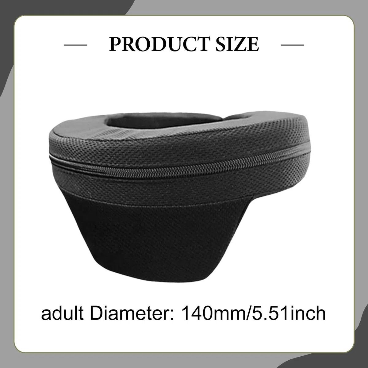 predolo Protector de Cuello Go con absorción de Impactos, Multifuncional, ergonómico, para Entrenamiento en Circuito de Juegos al Libre, Adulto Negro