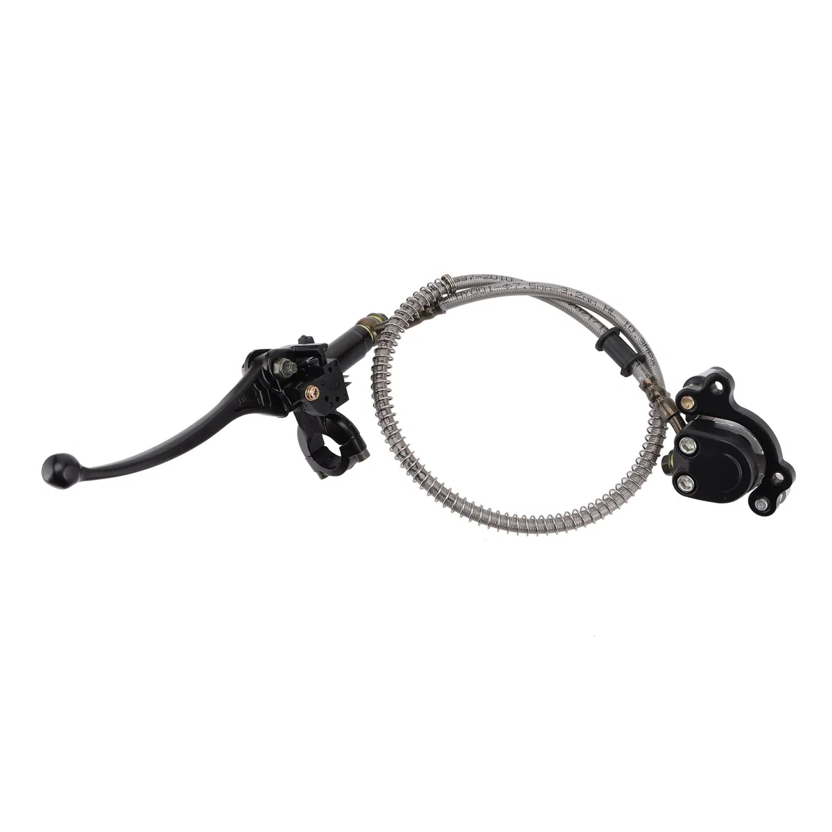 WOOSTAR Pinza Disco Freno Delantero Moto Palanca de Freno Reemplazo para 2 Tiempos 43cc 47cc 49cc Mini Pocket Bike Dirt Bike Mini Chopper Scooter