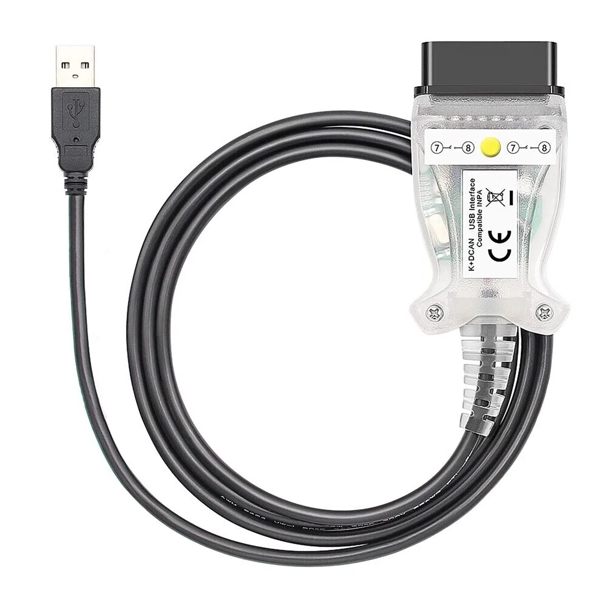 k + dcan obd2 dcan USB K obd2 dcan d Can Kabel Compatible con BMW dcan k+ dcan ediabas Cable