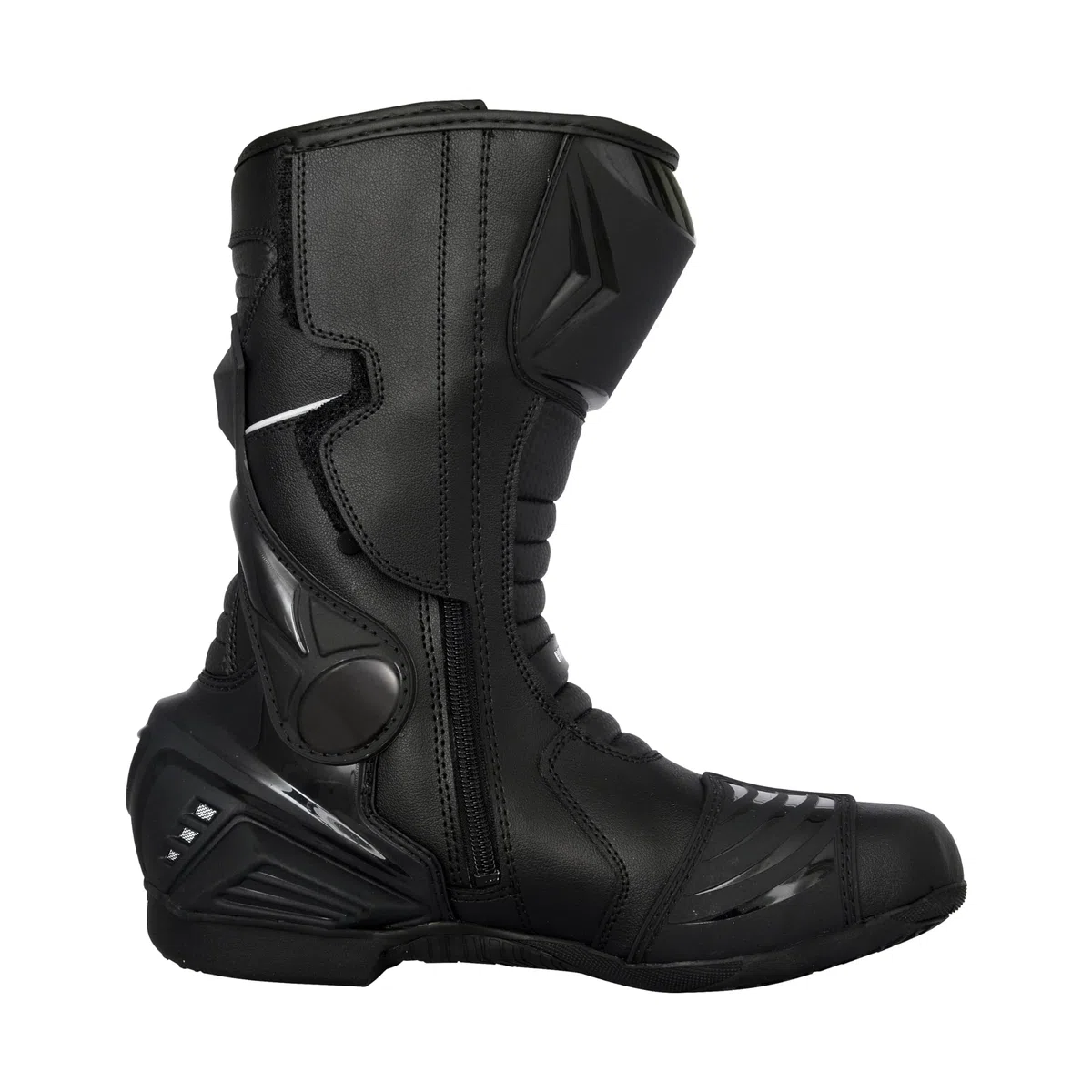 Bohmberg Botas de moto para hombre, deportivas, de piel, estables,protectores reforzados integrados, con protección en los tobillos, ergonómicas, botas moteras, biker, motorista - 42