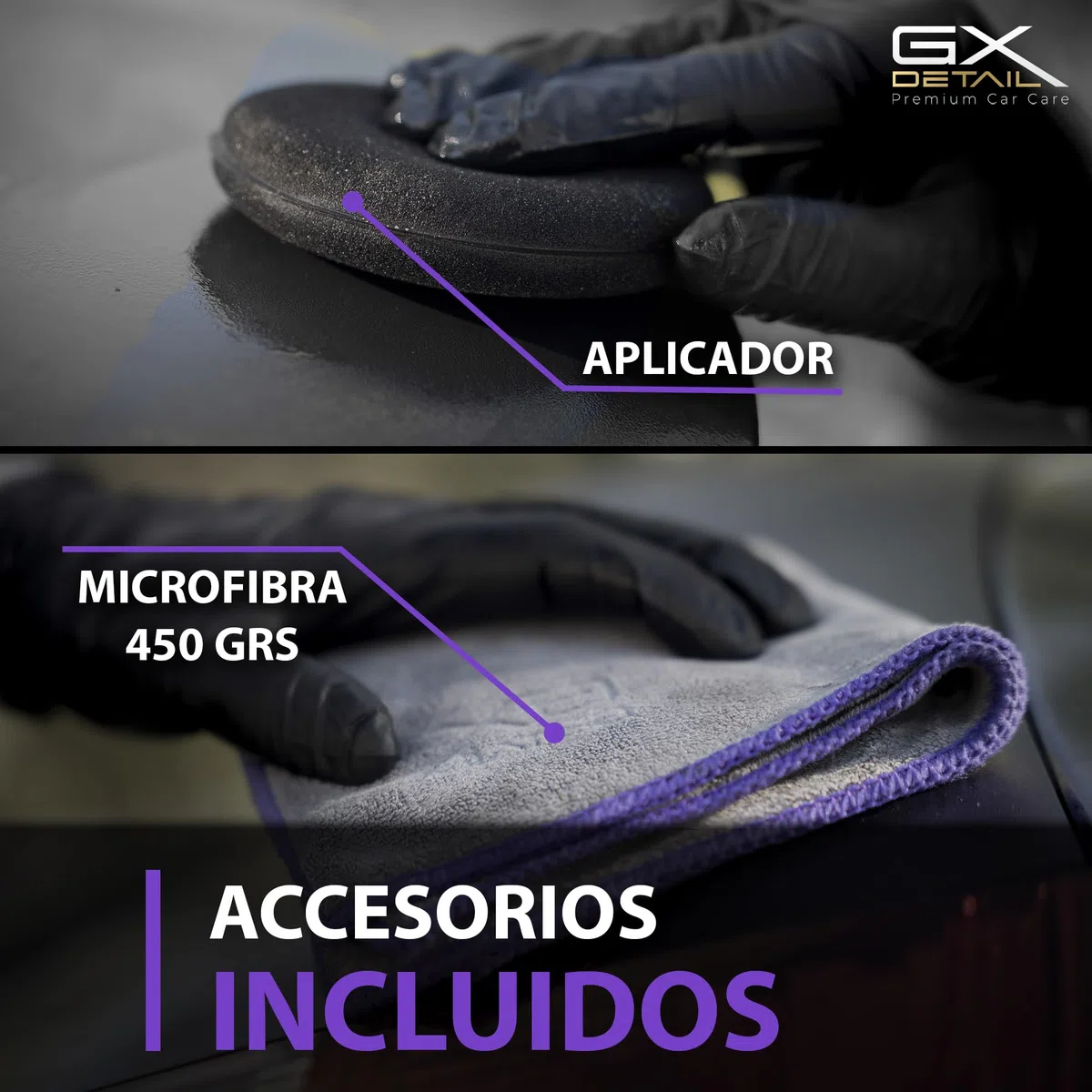 GxDetail Gel Abrillantador de Neumáticos y Plásticos Exteriores para Coche 5 litros – Brillo Duradero y Protección UV – Acabado Brillo sin Residuos Grasos – Fórmula de Larga Duración.