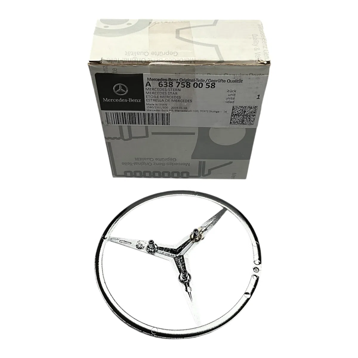 Mercedes-Benz Vito - Insignia de estrella para puerta trasera (piezas originales de Mercedes-Benz