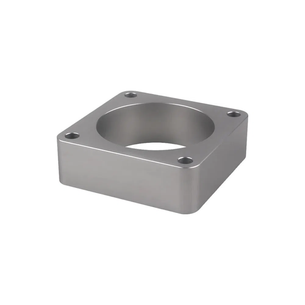 Ajuste de Aluminio for Jeep Wrangler TJ Espaciador del Cuerpo del Acelerador 2.5L 4.0L 1987-2004 YJ XJ WJ(Black 01)
