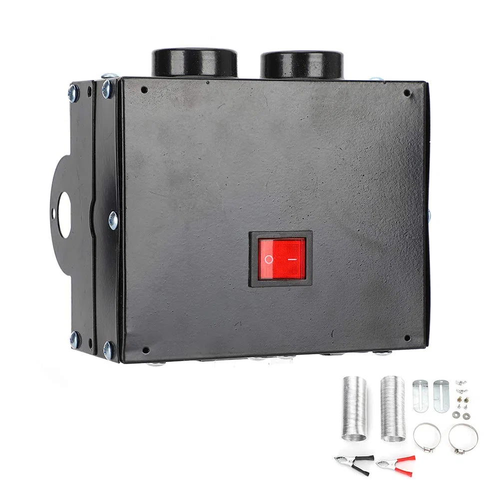 Calentador de automóvil, calentador de automóvil, calentador, desempañador, desempañador portátil, ventilador silencioso, calentamiento rápido, 600 W.(24V)