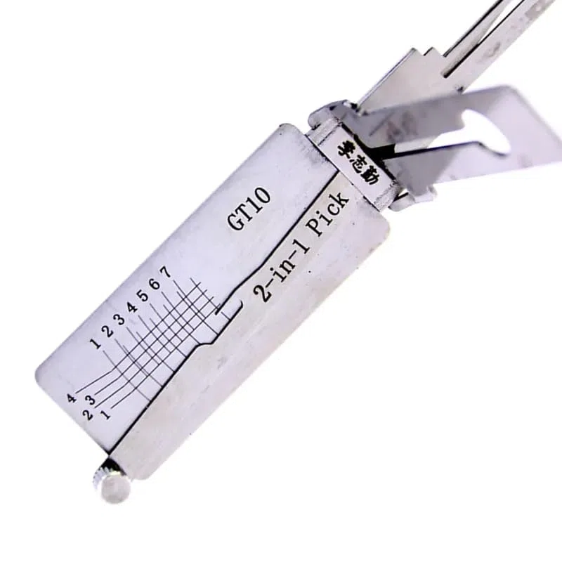 LiShi gt10 - Herramienta de selección y decodificador para cerradura de coche, herramientas profesionales de cerrajería, abridor rápido
