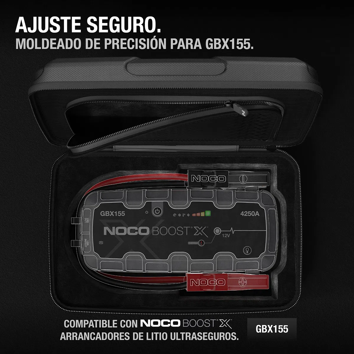 NOCO GBC104 Boost X Maletín de Protección EVA para Arrancadores Auxiliares de Litio GBX155 UltraSafe