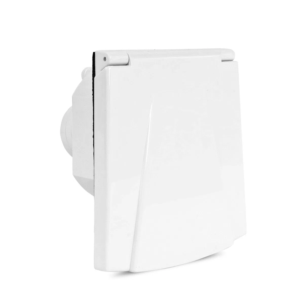 Boquilla de llenado de agua con tapa para caravana, autocaravana, tapa de depósito de agua, con cerradura, color blanco