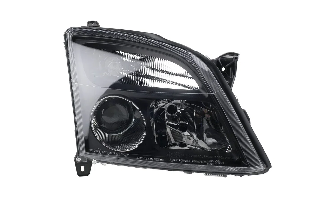 Johns, Juego de faros halógenos para Opel Vectra negro C 02-05 H7 H7 transparente L R