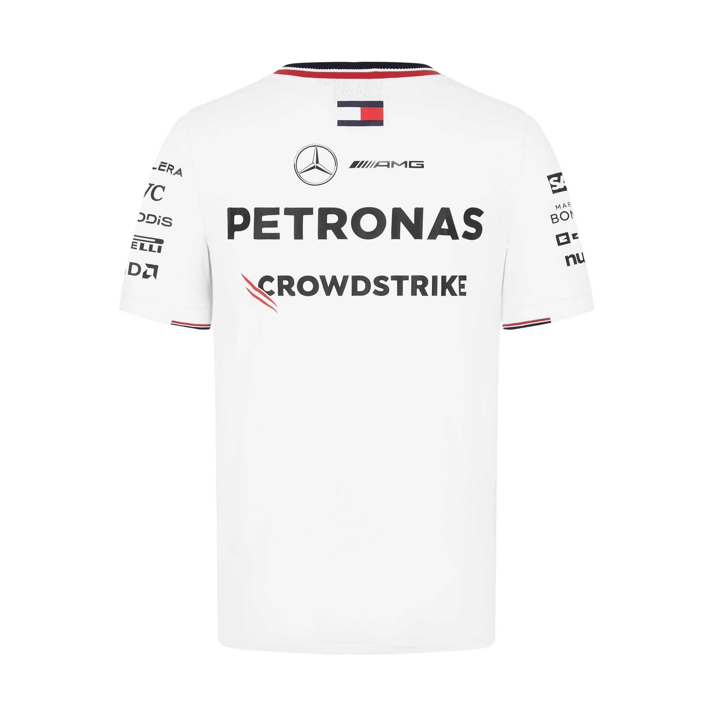 Mercedes AMG Petronas Camiseta Equipo Hombre F1 2024 - Blanco - Tamaño: L